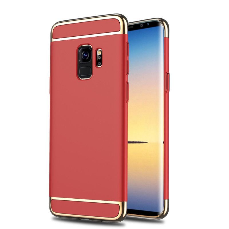 Husa Samsung Galaxy S9 Plus, Elegance Luxury 3in1 Rosu