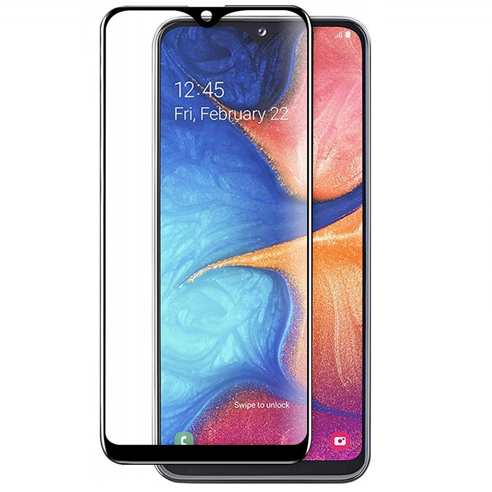 Folie de sticla Samsung Galaxy A20e, 5D FULL GLUE Negru maggsm.ro imagine noua 2022