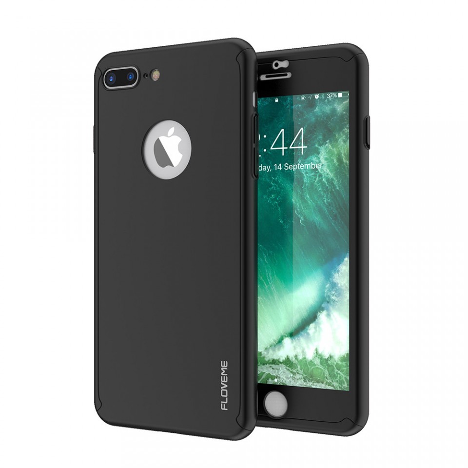 Husa Apple iPhone 7 Plus, FullBody Elegance Luxury Black, acoperire completa 360 grade cu folie de sticla gratis maggsm.ro imagine noua 2022