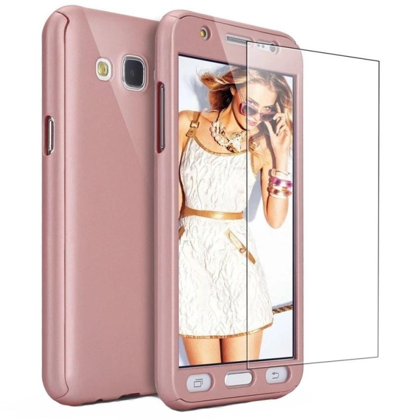 Husa FullBody Elegance Luxury Rose-Gold pentru Samsung Galaxy J3 2016 acoperire 360 grade cu folie de protectie GRATIS ! maggsm.ro imagine noua 2022