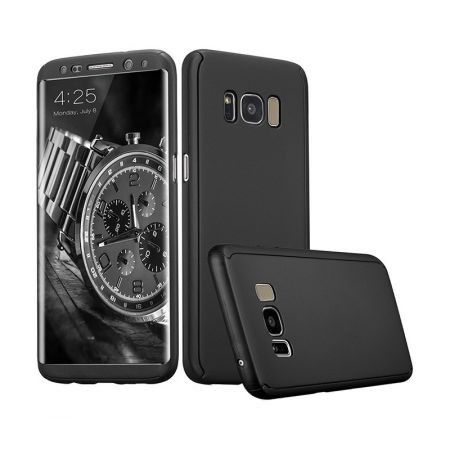 Husa Samsung Galaxy S8 Plus, FullBody Elegance Luxury Black, acoperire completa 360 grade cu folie de protectie gratis maggsm.ro imagine noua 2022