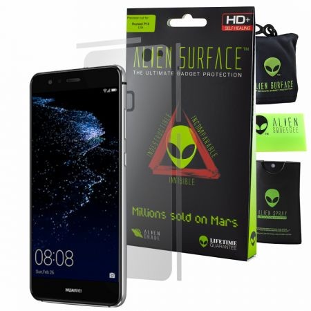 Folie Alien Surface HD, Huawei P10 Lite, protectie spate, laterale + Alien Fiber cadou Alien Surface imagine noua 2022