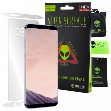 Folie Alien Surface HD, Samsung GALAXY S8 Plus, protectie spate, laterale + Alien Fiber Cadou Alien Surface imagine noua 2022
