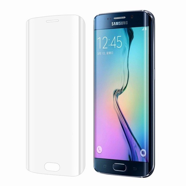 Folie de plastic pentru Samsung Galaxy S6 Edge Transparent maggsm.ro imagine noua 2022