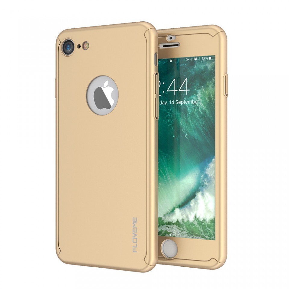 Husa Apple iPhone 6 Plus/6S Plus, FullBody Elegance Luxury Gold, acoperire completa 360 grade cu folie de sticla gratis maggsm.ro imagine noua 2022