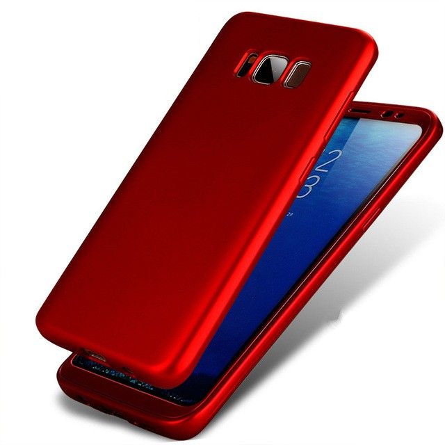 Husa Samsung Galaxy S8 Plus, FullBody Elegance Luxury Red, acoperire completa 360 grade cu folie de protectie gratis maggsm.ro imagine noua 2022