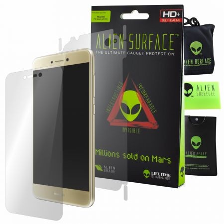 Folie Alien Surface HD, Huawei P9 Lite 2017, protectie ecran, spate, laterale + Alien Fiber Cadou Alien Surface imagine noua 2022