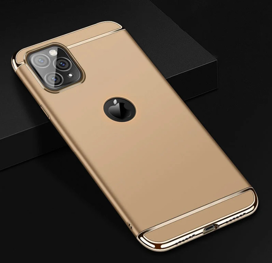 Husa Apple iPhone 11 PRO MAX, Elegance Luxury 3in1 Gold maggsm.ro imagine noua 2022