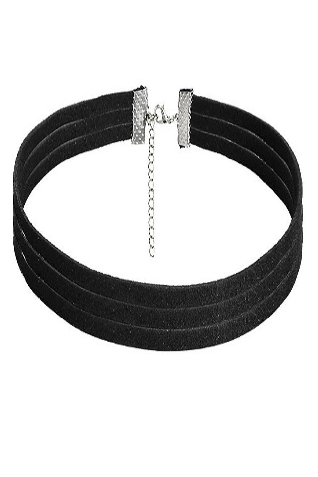 Choker Fashion Black MS – Colier elegant pentru gat – Black Delux maggsm.ro imagine noua 2022