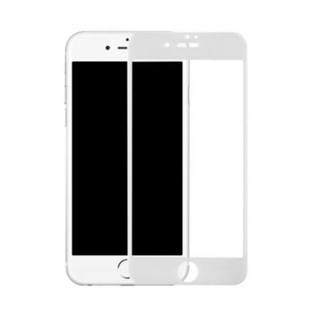 Folie de sticla Apple iPhone 7 Plus, Elegance Luxury margini colorate White maggsm.ro imagine noua 2022