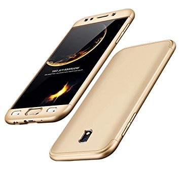 Husa Samsung Galaxy J5 2017, FullBody Elegance Luxury Gold, acoperire completa 360 grade cu folie de sticla gratis maggsm.ro imagine noua 2022