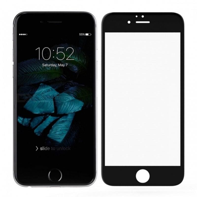 Folie de sticla 5D Apple iPhone 8, Elegance Luxury margini colorate Black maggsm.ro imagine noua 2022