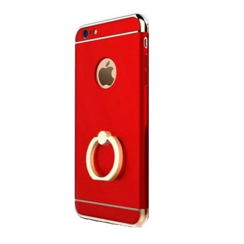 Husa Apple iPhone 7 Plus, Elegance Luxury 3in1 Ring Red maggsm.ro imagine noua 2022