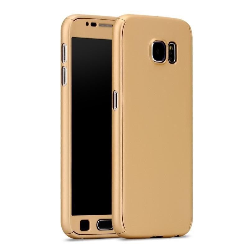 Husa Samsung Galaxy J3 2017, FullBody Elegance Luxury Gold, acoperire completa 360 grade cu folie de sticla gratis maggsm.ro imagine noua 2022