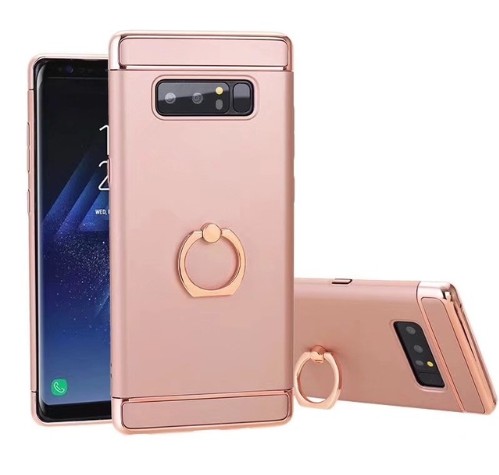 Husa Samsung Galaxy Note 8, Elegance Luxury 3in1 Ring Rose-Gold maggsm.ro imagine noua 2022
