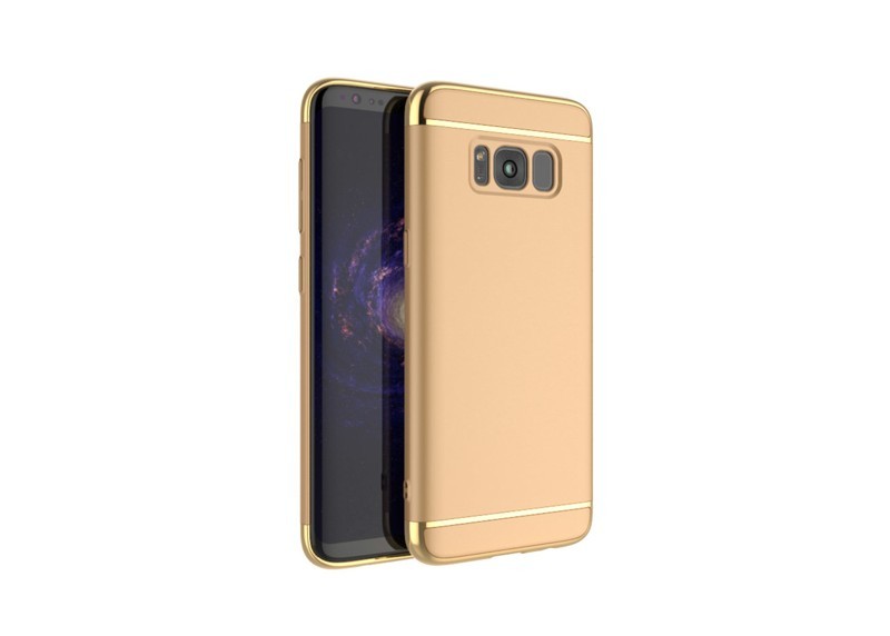 Husa Samsung Galaxy S8 Plus, Elegance Luxury 3in1 Auriu maggsm.ro imagine noua 2022