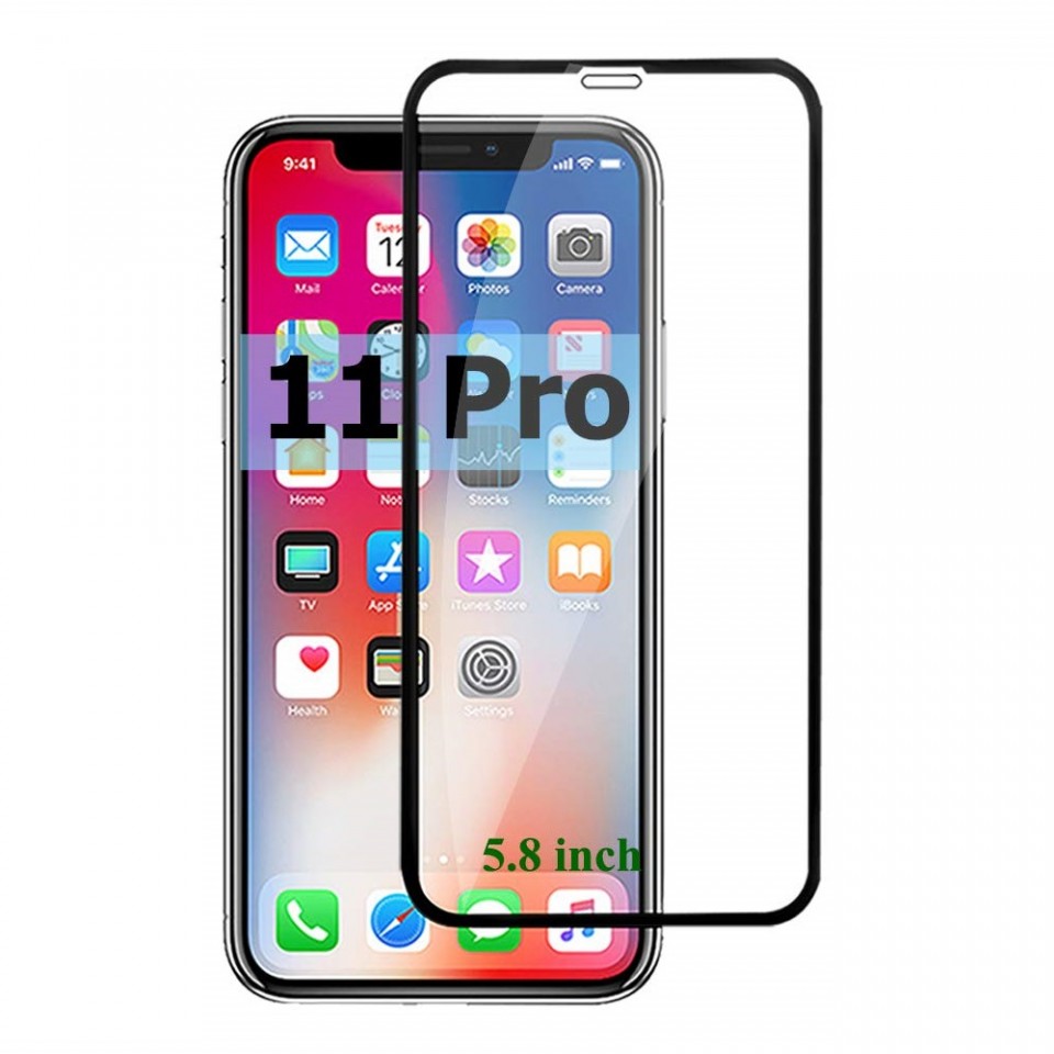 Folie de sticla Apple iPhone 11 PRO, 5D FULL GLUE Negru maggsm.ro imagine noua 2022