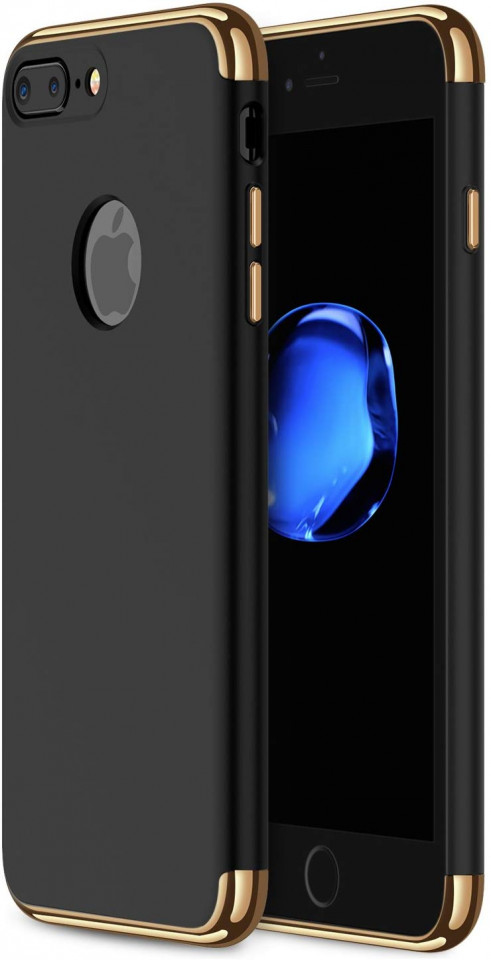 Husa Apple iPhone 6 Plus/6S Plus, Elegance Luxury 3in1 Black maggsm.ro imagine noua 2022
