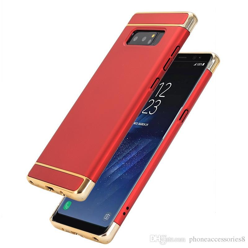 Husa Samsung Galaxy Note 8, Elegance Luxury 3in1 Rosu maggsm.ro imagine noua 2022