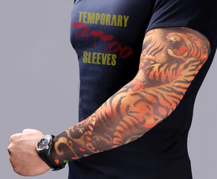 Maneca tatuata 3D Print - Imita un tatuaj real 100% - Body art tattoo maneca V4
