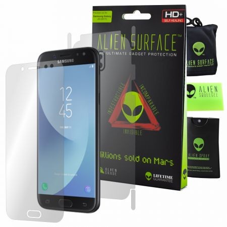 Folie Alien Surface HD, Samsung Galaxy J5 (2017), protectie ecran, spate, laterale + Alien Fiber Cadou Alien Surface imagine noua 2022