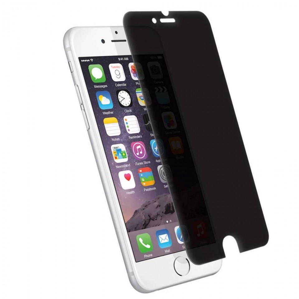 Folie de sticla Apple iPhone 6 Plus/6S Plus, Privacy Glass case friendly, folie securizata duritate 9H maggsm.ro imagine noua 2022