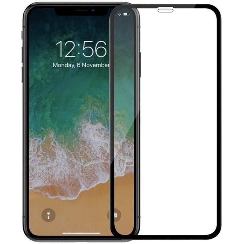Folie de sticla Apple iPhone XR, 9D FULL GLUE Negru maggsm.ro imagine noua 2022