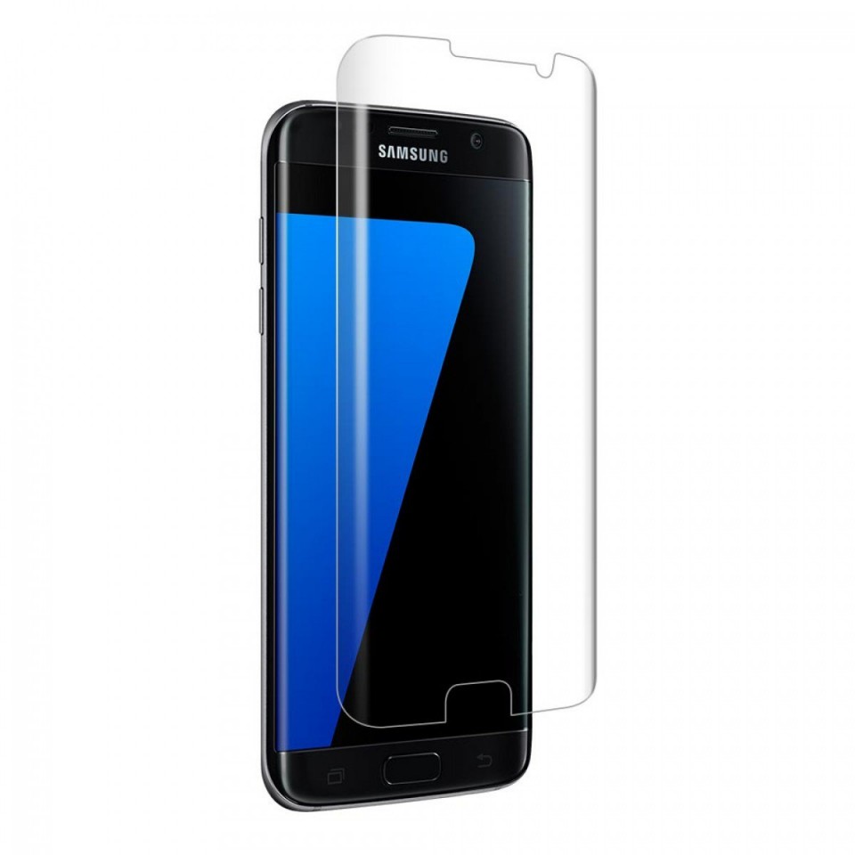 Folie de sticla Samsung Galaxy S7 Edge, Clear Case Friendly maggsm.ro imagine noua 2022