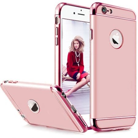 Husa Apple iPhone 6/6S, Elegance Luxury 3in1 Rose-Gold maggsm.ro imagine noua 2022