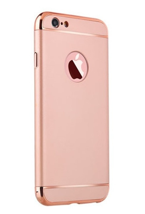 Husa Apple iPhone SE2, Elegance Luxury 3in1 Rose-Gold