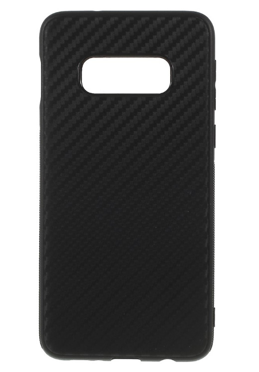 Husa pentru Samsung Galaxy S10, Perfect Fit, cu insertii de carbon, negru maggsm.ro imagine noua 2022
