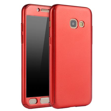 Husa Samsung Galaxy A5 2017, FullBody Elegance Luxury Red, acoperire completa 360 grade cu folie de sticla gratis maggsm.ro imagine noua 2022