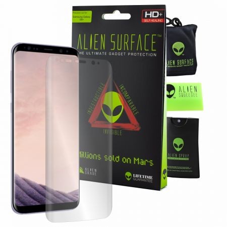 Folie Alien Surface HD, Samsung GALAXY S8 Plus, protectie ecran + Alien Fiber Cadou Alien Surface imagine noua 2022