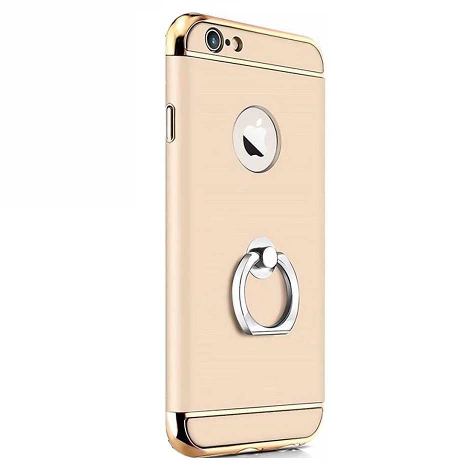 Husa Apple iPhone 7 Plus, Elegance Luxury 3in1 Ring Gold maggsm.ro imagine noua 2022