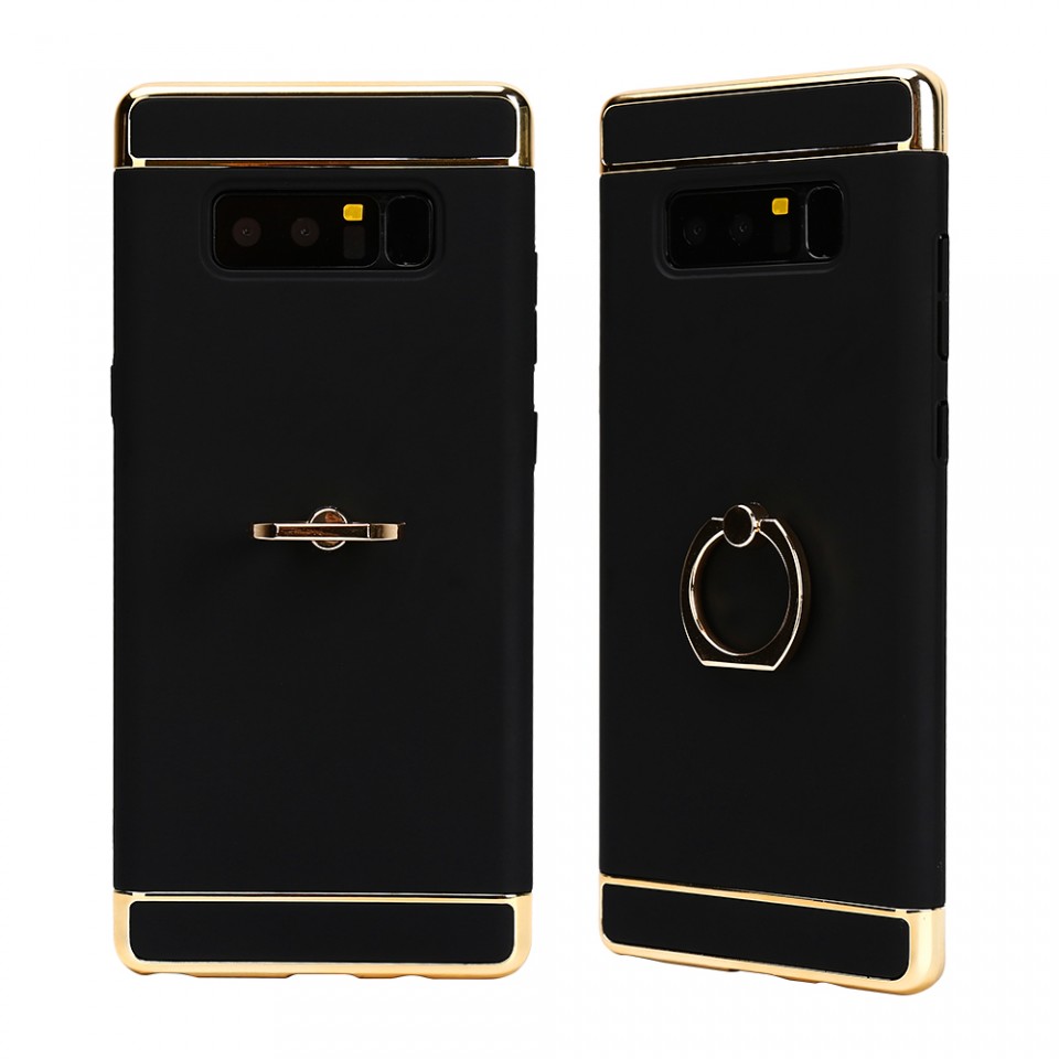 Husa Samsung Galaxy Note 8, Elegance Luxury 3in1 Ring Negru maggsm.ro imagine noua 2022