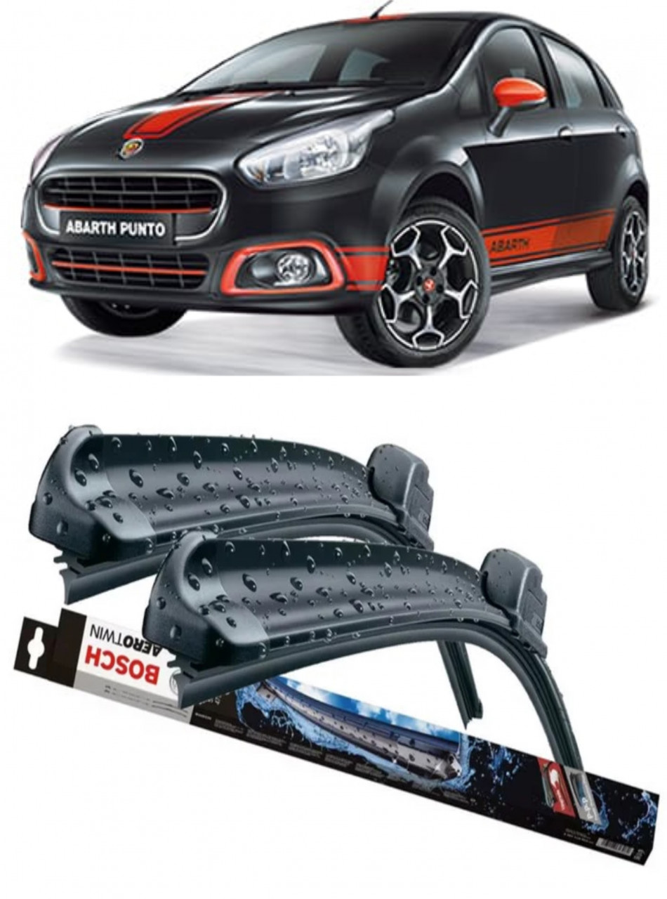 Stergatoare auto dedicat cu masina Abarth Punto