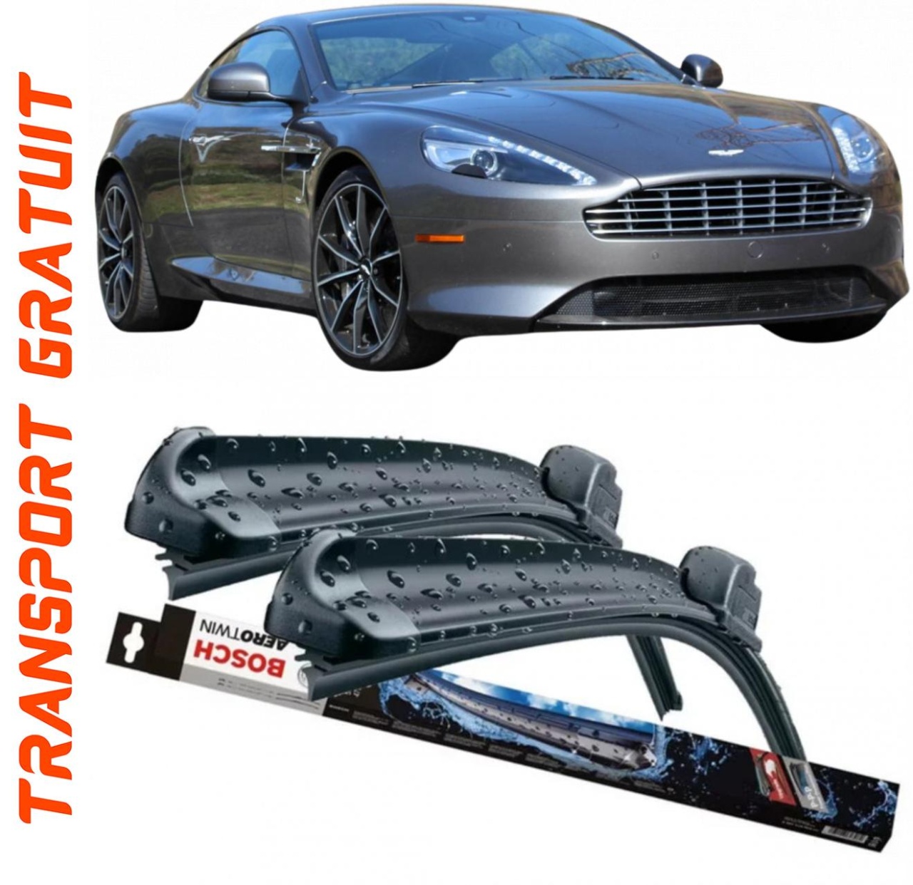 Stergatoare auto dedicat cu masina Aston Martin