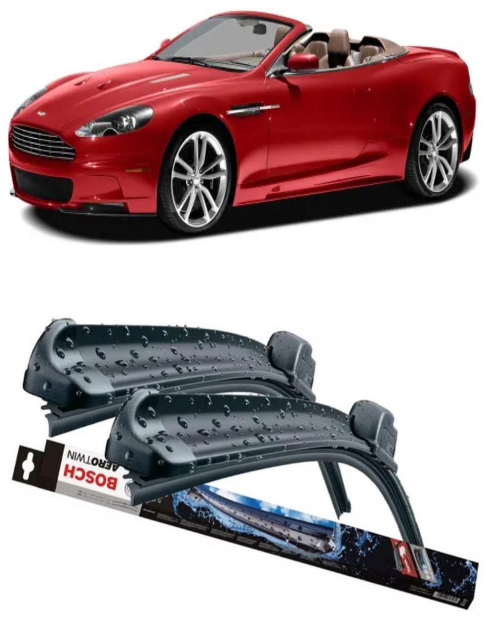 Stergatoare auto dedicat cu masina Aston Martin