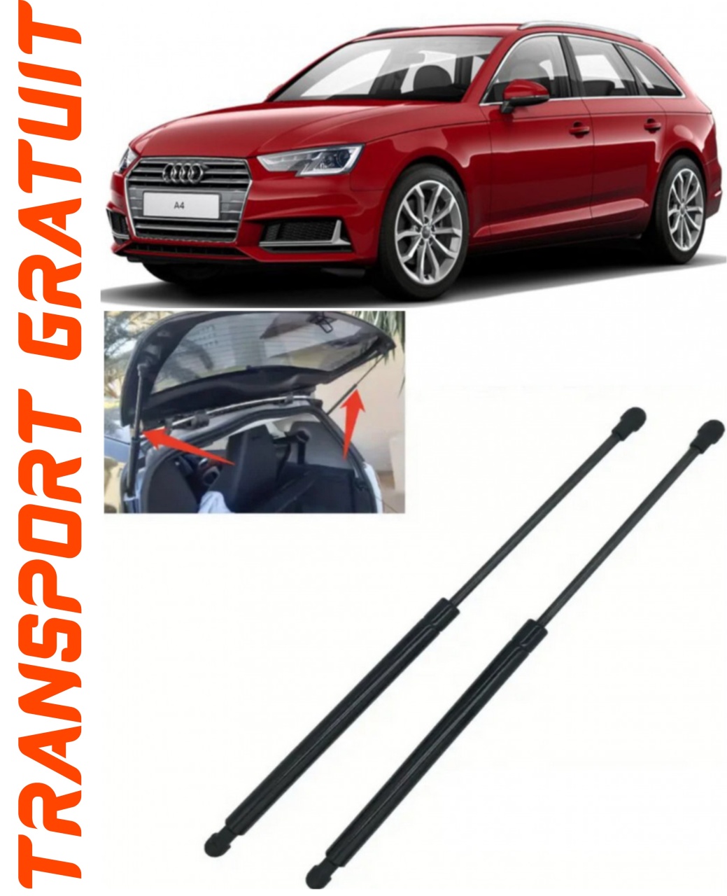 Set 2 amortizoare Haion portbagaj pentru masina AUDI A4 Allroad B9