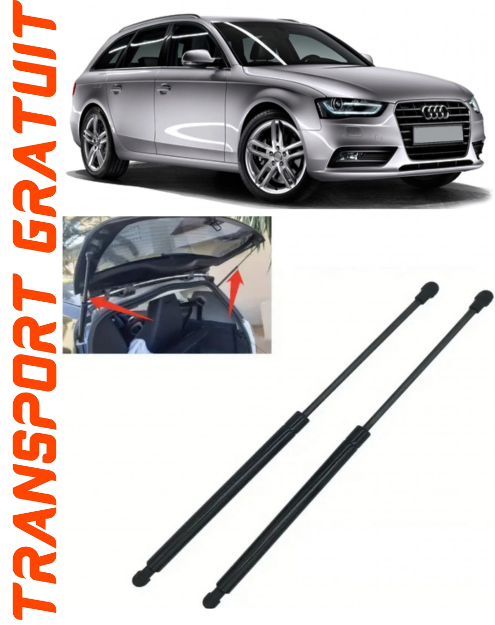 Set 2 amortizoare Haion portbagaj pentru masina AUDI A4 Allroad