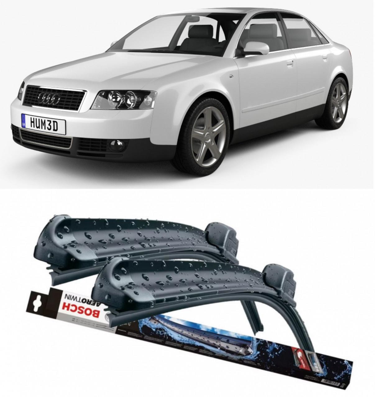 Stergatoare auto dedicat cu masina AUDI