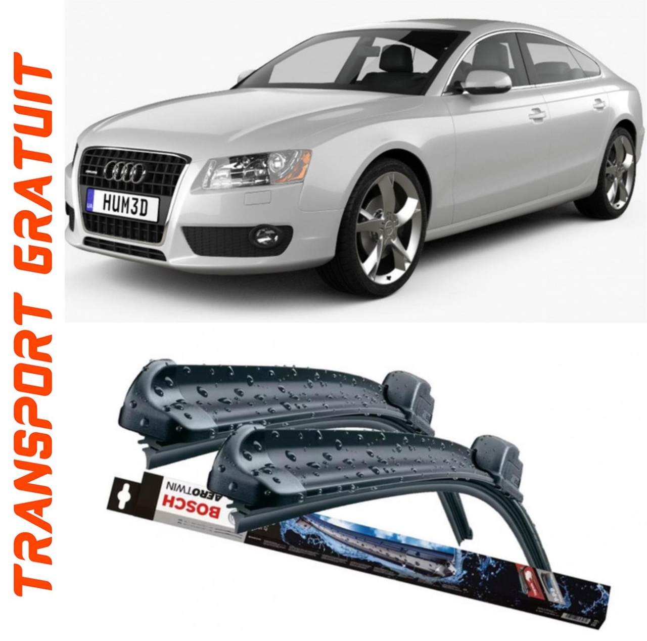 Stergatoare auto dedicat cu masina AUDI A5