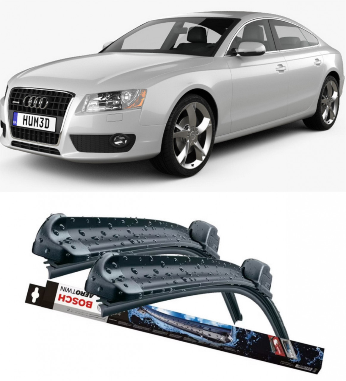 Stergatoare auto dedicat cu masina AUDI A5