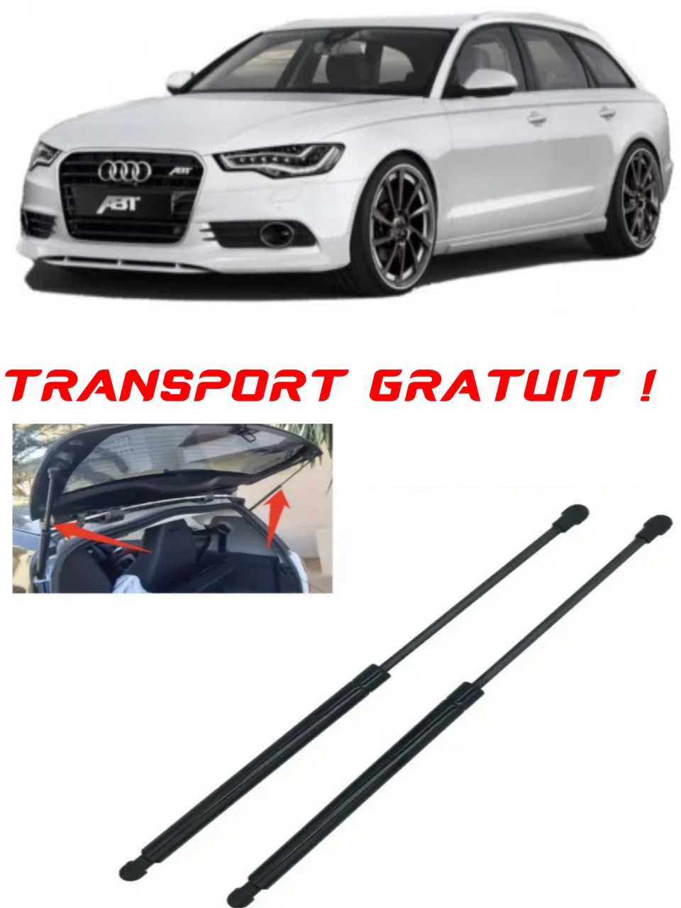 Set 2 amortizoare Haion portbagaj pentru masina AUDI 4GD), A6 C7 Avant (4G5
