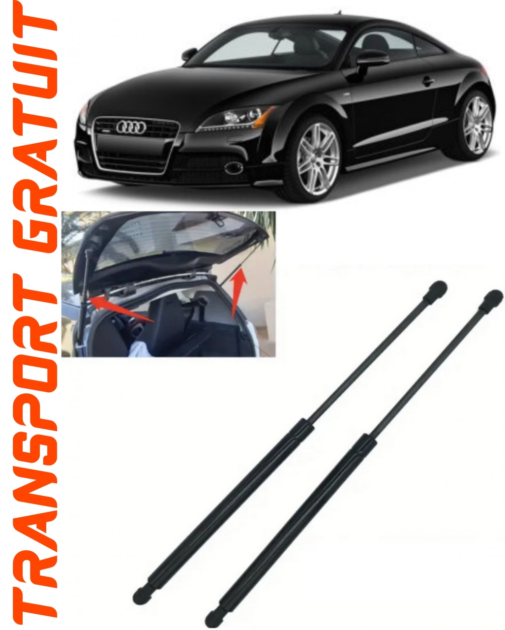 Set 2 amortizoare Haion portbagaj pentru masina AUDI TT