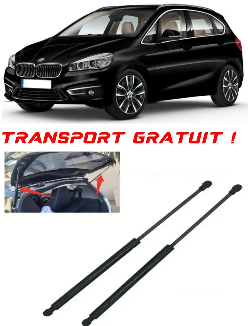 Set 2 amortizoare Haion portbagaj pentru masina BMW 2 Active Tourer (F45)