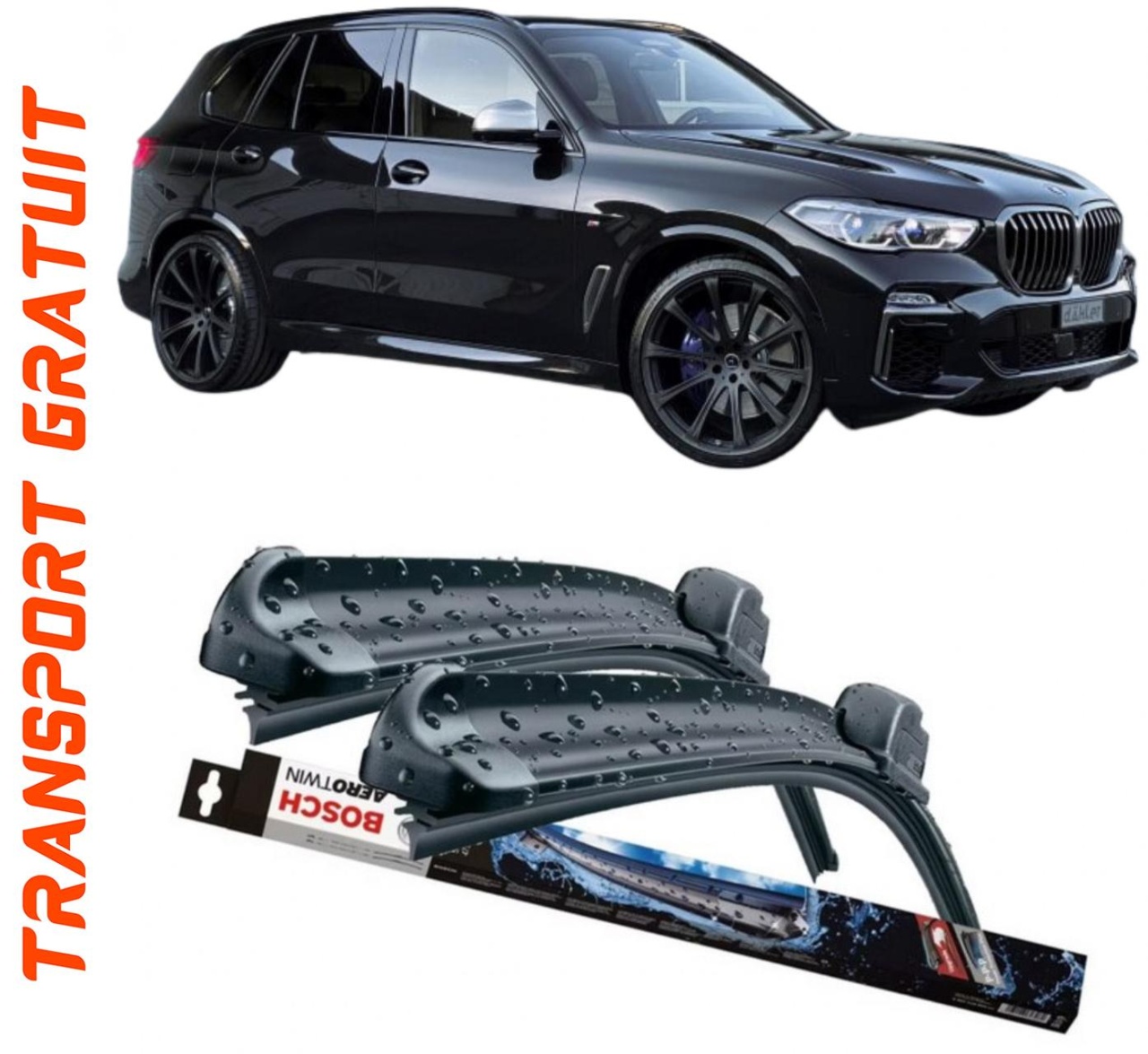 Stergatoare auto dedicat cu masina BMW X5