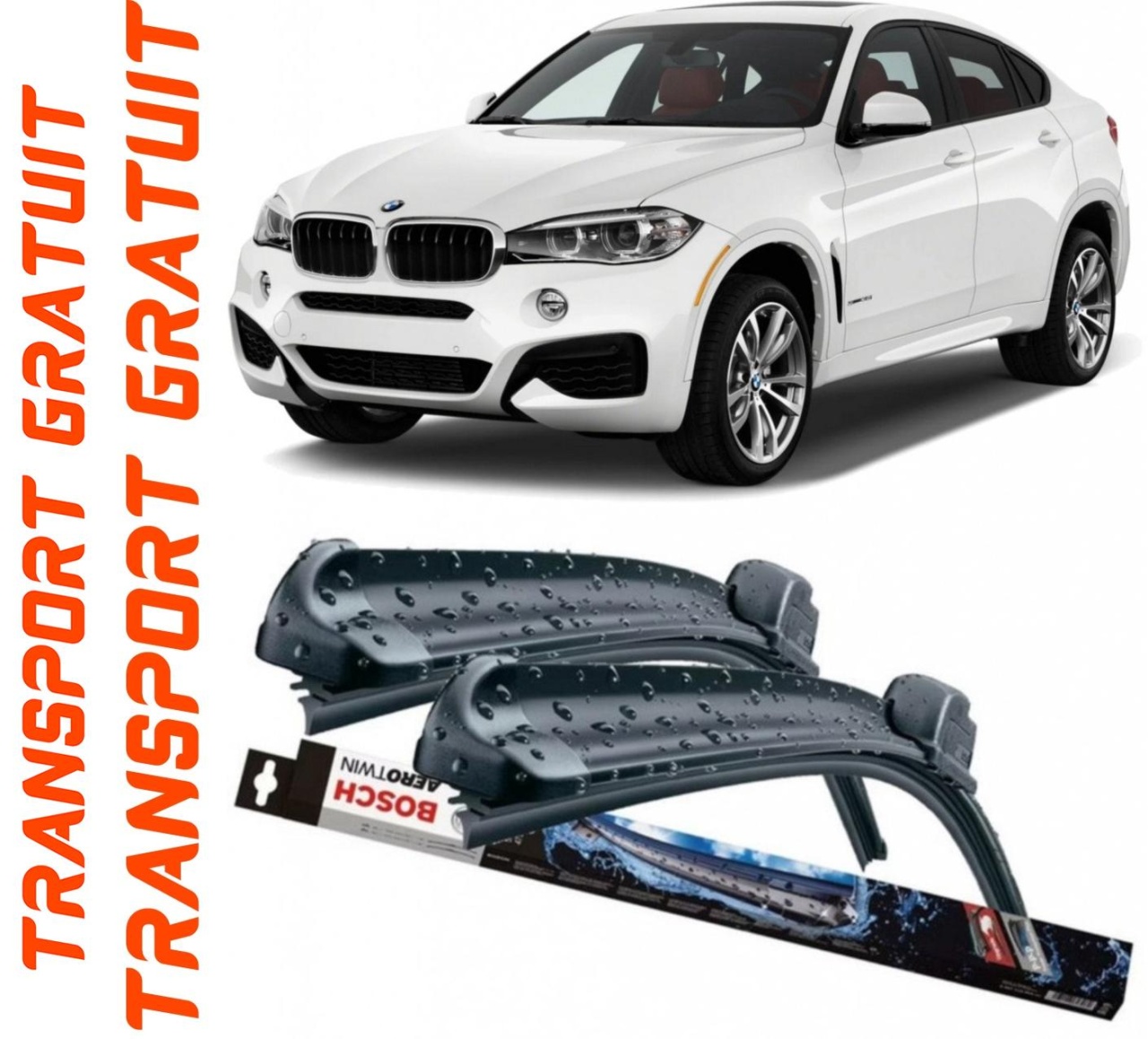 Stergatoare auto dedicat cu masina BMW X6