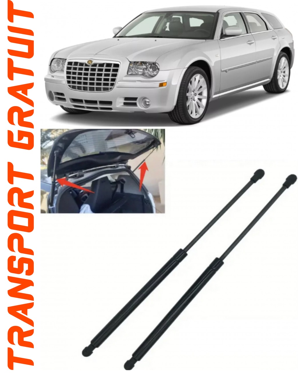 Set 2 amortizoare Haion portbagaj pentru masina Chrysler 300C