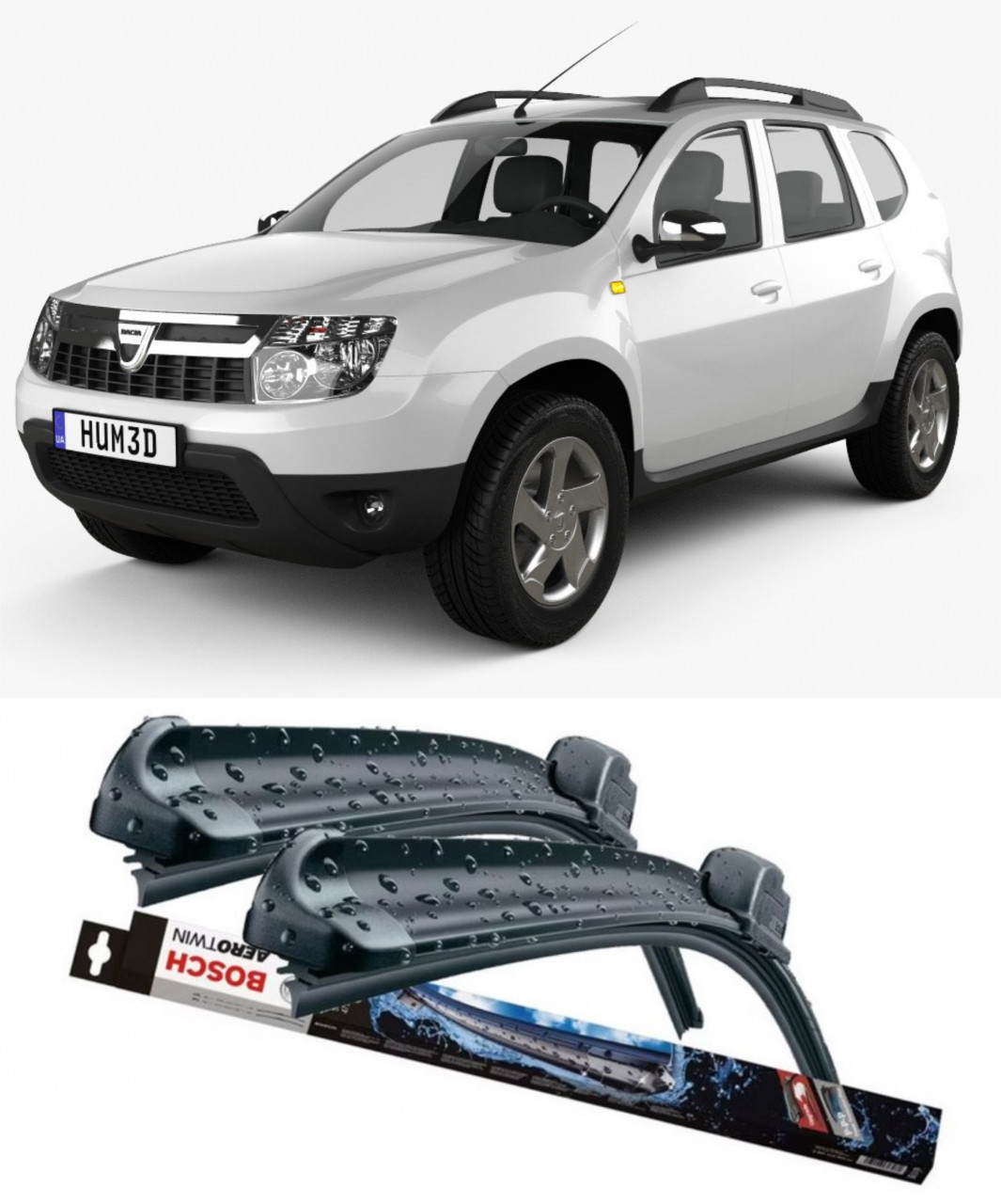 Stergatoare auto dedicat cu masina Dacia Duster